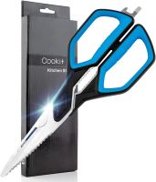 Kitchen Scissors;  Cookit Kitchen Shears Heavy Duty Stainless Steel Chef Shears Utility Come Apart Food Shears