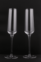 Champagne Flutes Glass Set of 2,KOIOS Hand Blown Champagne Glasses Toasting Crystal Flutes Goblet