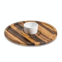 Large Chip 'n Dip with Ceramic Bowl