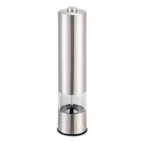 Electric Salt Pepper Grinder with Light Adjustable Coarseness Stainless Steel Salt Pepper Shaker