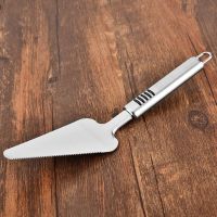 Triangular Spatula Stainless Steel with Serrated Edge w/ Hanging Loop