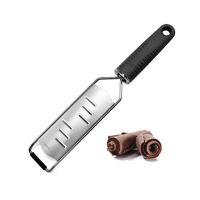 Large Grater Shaver Stainless Steel Blade with Ergonomic Non-Stick Handle for Parmesan Cheese, Chocolates, Vegetables